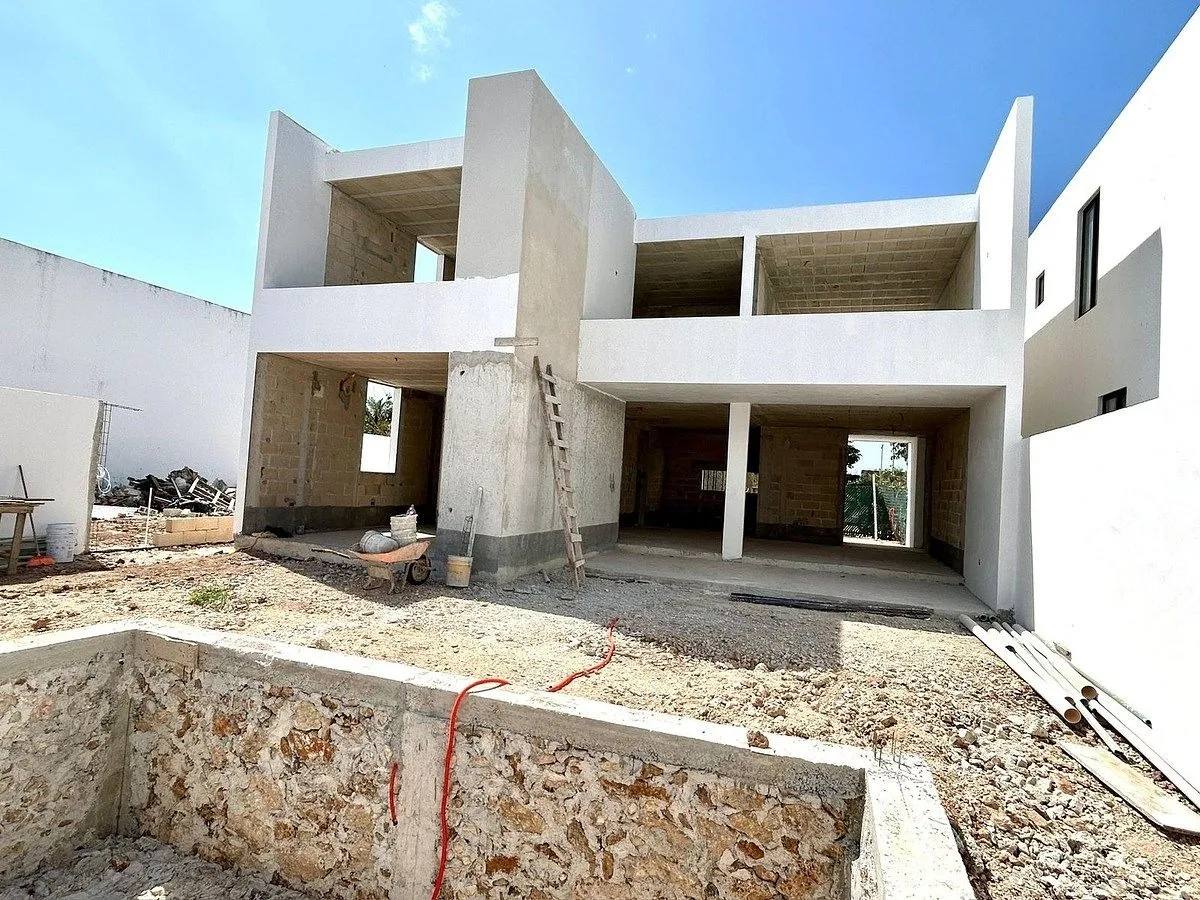 Foto 9 de 11: Casa Vicaria en Privada Zentura, Cholul · En construcción
