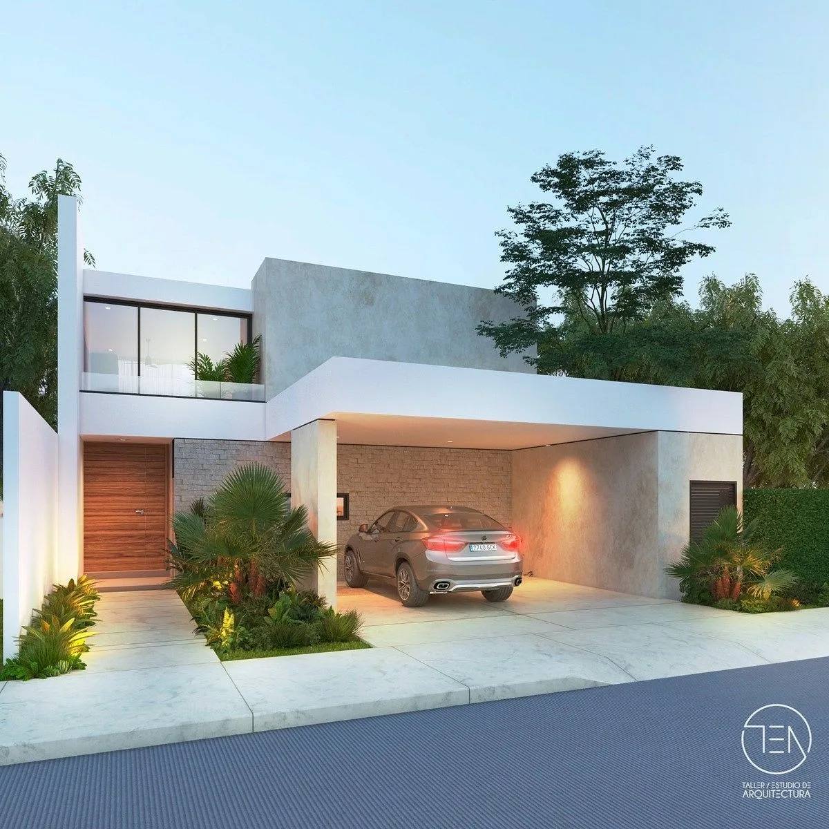 Foto 1 de 11: Casa Vicaria en Privada Zentura, Cholul · En construcción