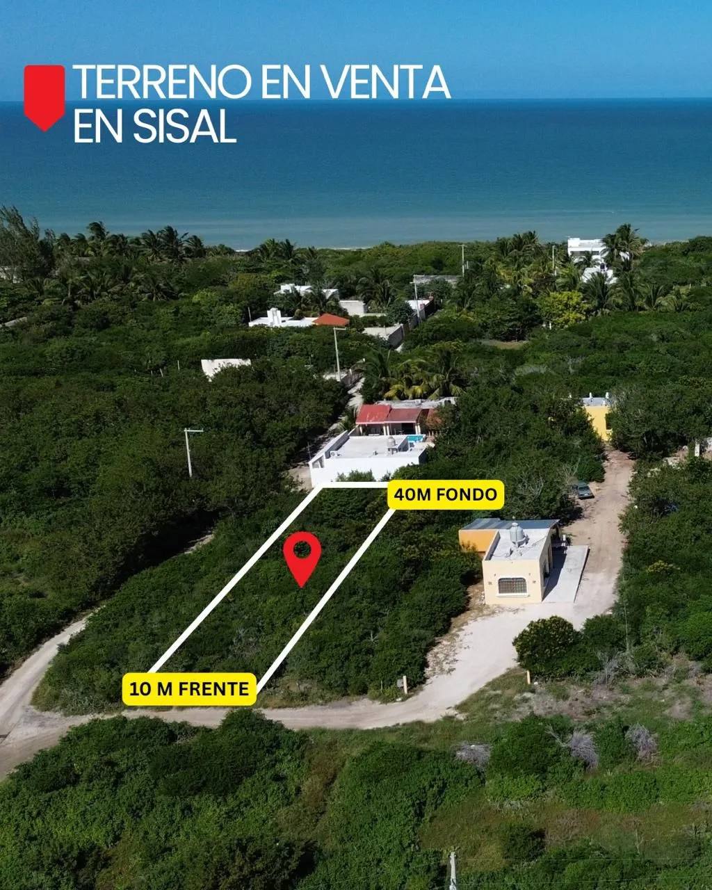 Foto principal: TERRENO EN VENTA SISAL YUCATAN | ENTREGA INMEDIATA